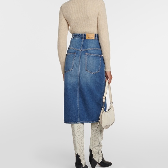 Isabel Marant Dipoma Denim Midi Skirt, Size 38 (6) - Picture 5 of 8